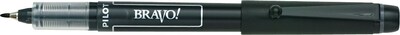Pilot Bravo! Liquid Ink Marker Pen, Bold Tip, Black Ink (11034)