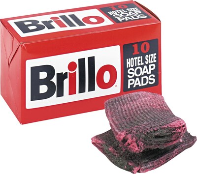Brillo® Steel Wool Pads, 10/Box