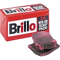 Brillo® Steel Wool Pads, 10/Box