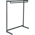 Quartet® One-Shelf Garment Rack, Freestanding, 48, Black
