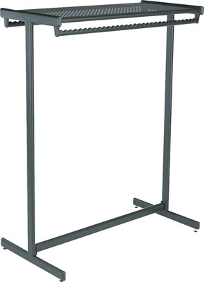 48 Double-Sided Garment Rack, Black