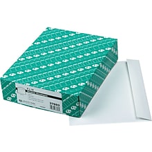 Quality Park Gummed Catalog Envelope, 9 x 12, Woven White, 100/Box (37693)