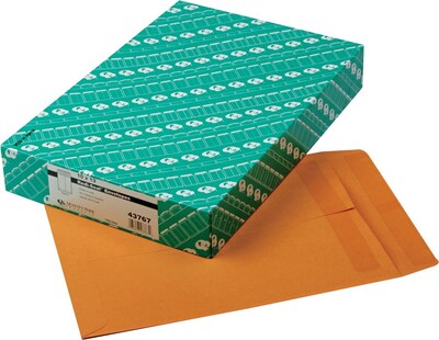 Quality Park Redi-Seal Catalog Envelope, 10 x 13, Kraft, 100/Box (43767)