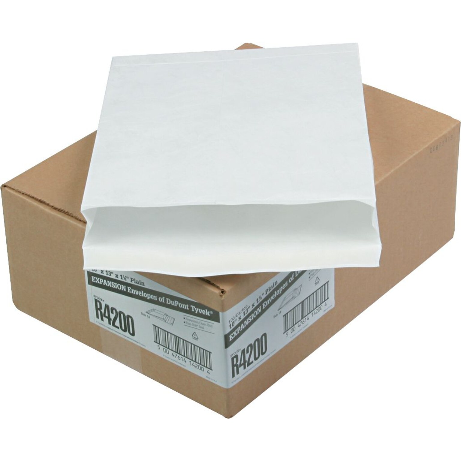 Quality Park Tyvek Expansion Self Seal #13 Catalog Envelope, 10 x 13 x 1 1/2, White, 100/Carton (R4200)