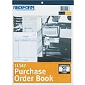 Rediform 3-Part Carbonless Purchase Order, 8 1/2 x 11, 50 Sets/Book (1L147)