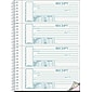 Rediform® Spiralbound Unnumbered Money Receipt Book, 2 3/4 x 7, Each (S16444W-CL)