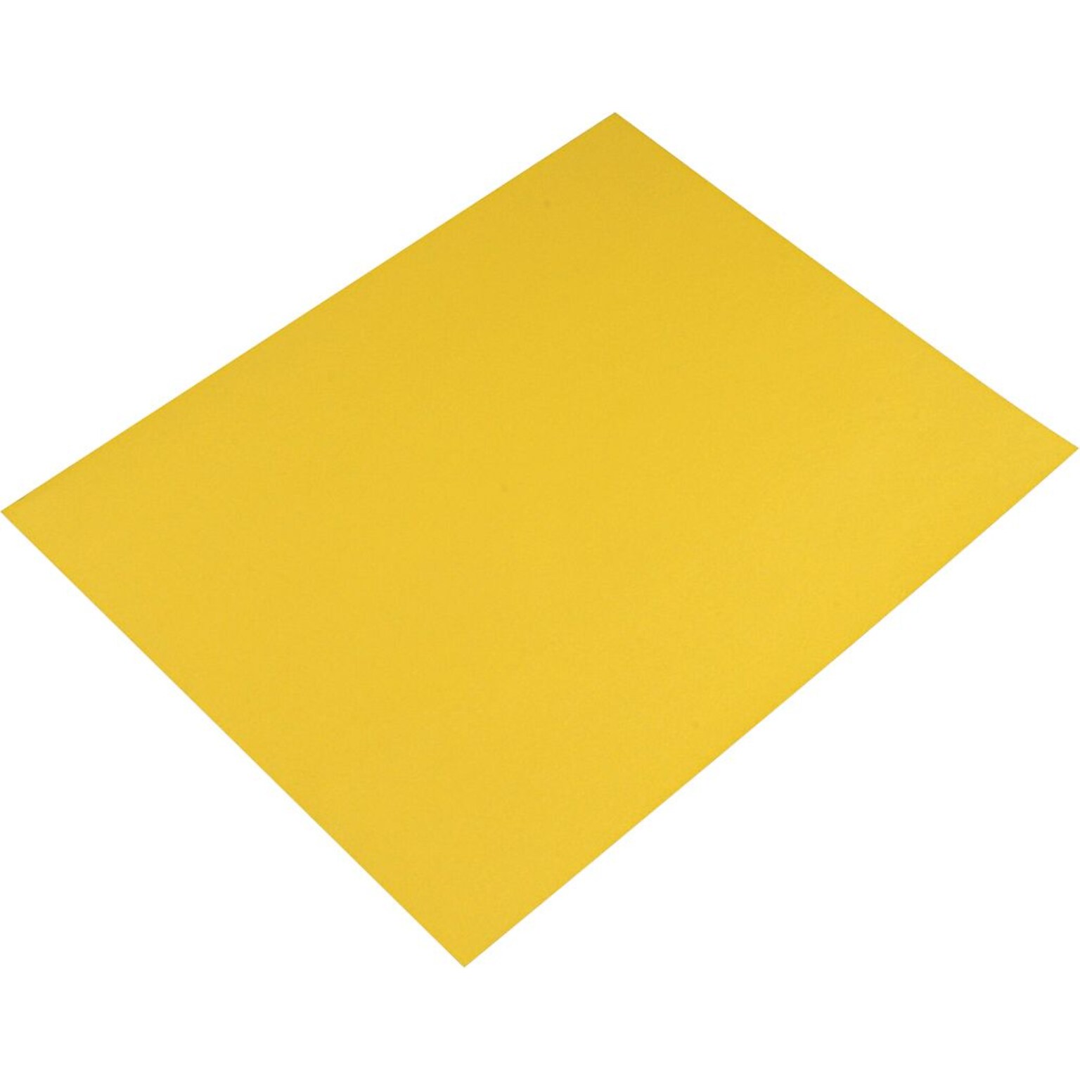 Pacon Paper Poster Board, 22 x 28, Lemon Yellow, 25/Carton (54721)