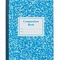 Roaring Spring Paper Products Grade 2 Composition Book, 9 3/4" x 7 3/4", 3/4" Lines, 50 Sheets, Blue Marble (ROA77921)