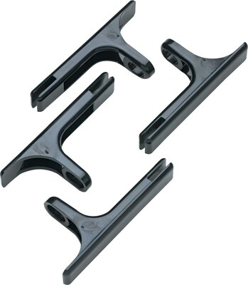 Diversity Products Solutions Desk Tray Supports, Black, 4/Set