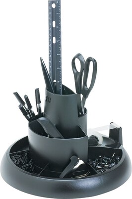 Rubbermaid® Rotary Desk Organizer, With Supplies