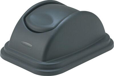 Rubbermaid Untouchable Plastic Lid, Black, 10.25 gal. (FG306700BLA)