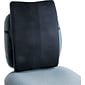 Safco Remedease Polyester Full-Height Back Support, Black (71301)