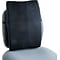 Safco Remedease Polyester Full-Height Back Support, Black, 5/Carton (71301)