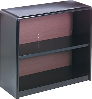 Safco ValueMate Economy 28H 2-Shelf Steel Bookcase, Black (7170BL)