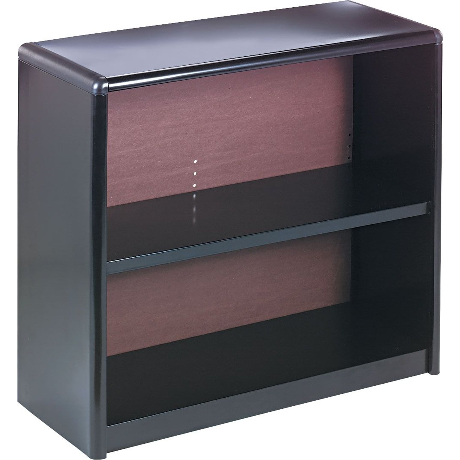 Safco ValueMate Economy 28H 2-Shelf Steel Bookcase, Black (7170BL)
