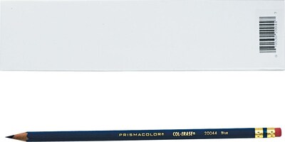 Sanford Col-Erase® Pencils with Erasers; Blue, 12/Pk