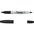 Sharpie Permanent Marker, Twin Tip, Black (32001)