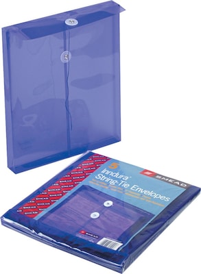 Smead Ultracolor Top-Load Envelopes, Letter, 1" Expansion, Purple, 5/Pack (89544)