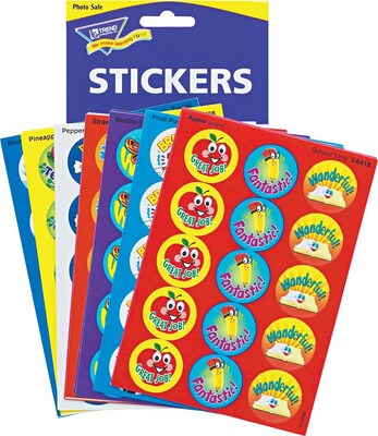 Trend Enterprises Stinky Stickers Scratch-and-Sniff Variety Pack, Positive Words, 300/Pack (T6480MP)