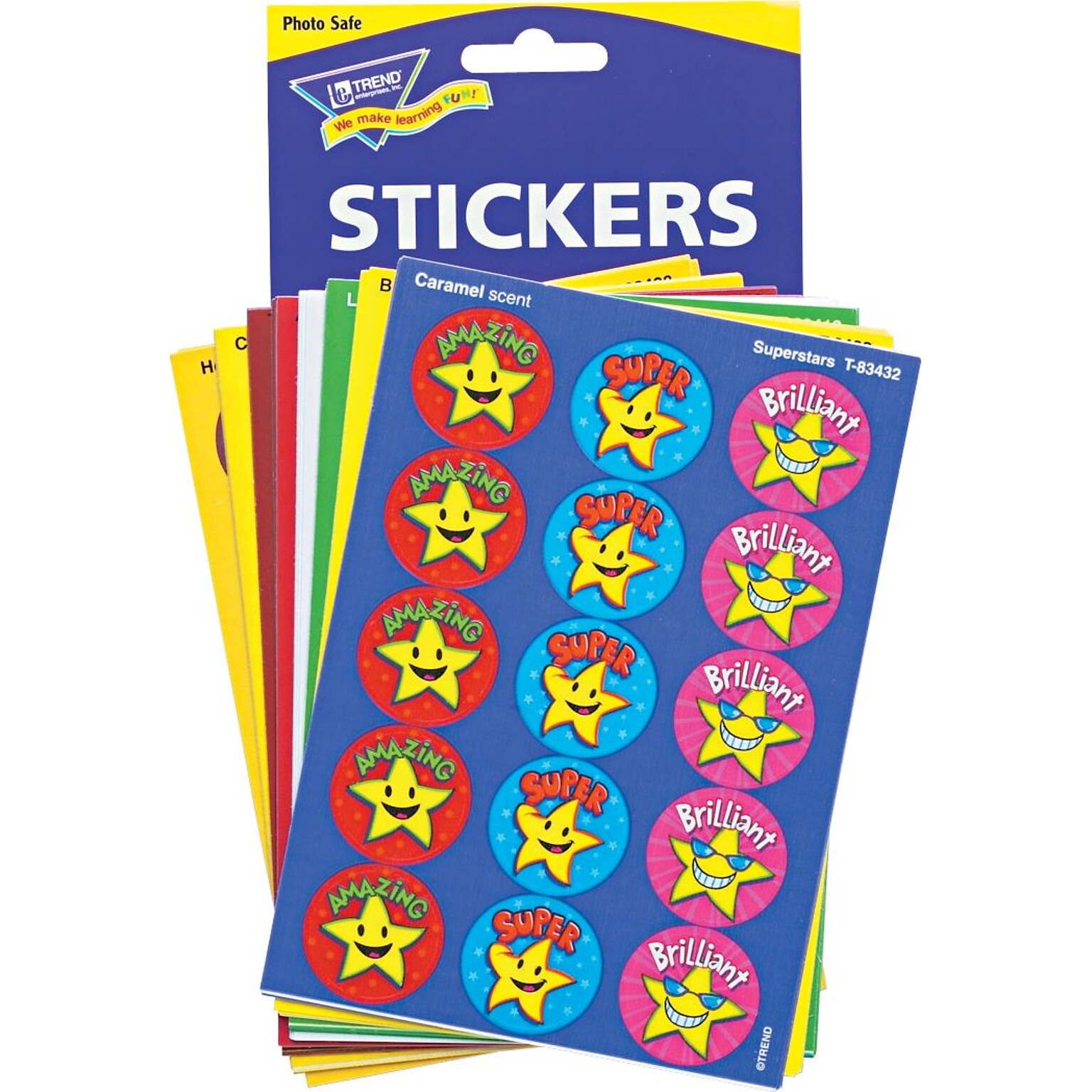 Stinky Stickers® Scratch-and-Sniff Variety Pack, Fun & Fancy, 432/Pk