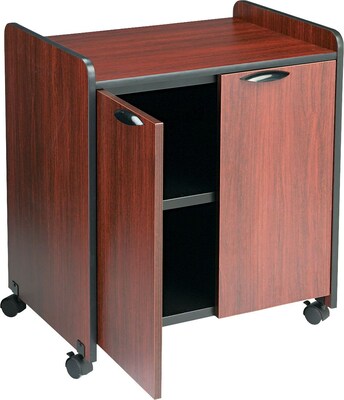 Safco Steel Storage Cabinet, Mahogany (2110MUMAHBLK)