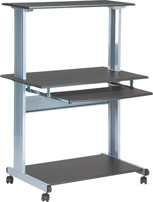 Safco Multimedia Workstations, Charcoal Grey