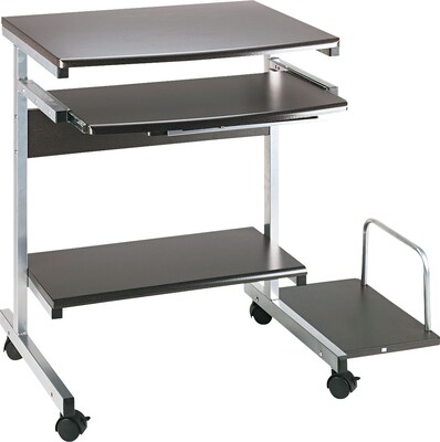 Safco Mayline Eastwinds Portrait PC Desk Cart, Anthracite (MLN946ANT)