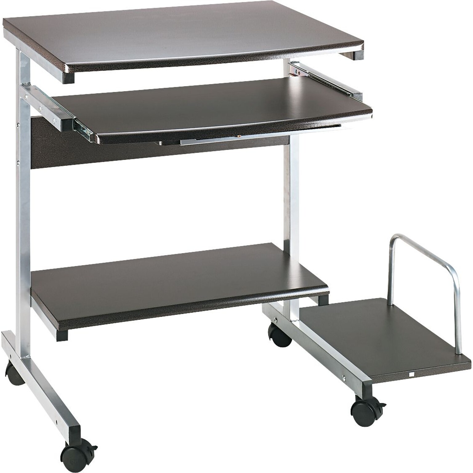 Safco Mayline Eastwinds Portrait PC Desk Cart, Anthracite (MLN946ANT)