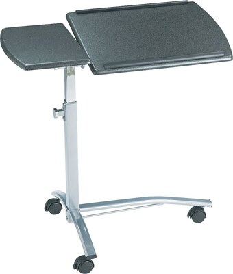 Safco Mobile Laptop/PC Caddy with Lockable Wheels, Charcoal Gray (MLN950ANT)