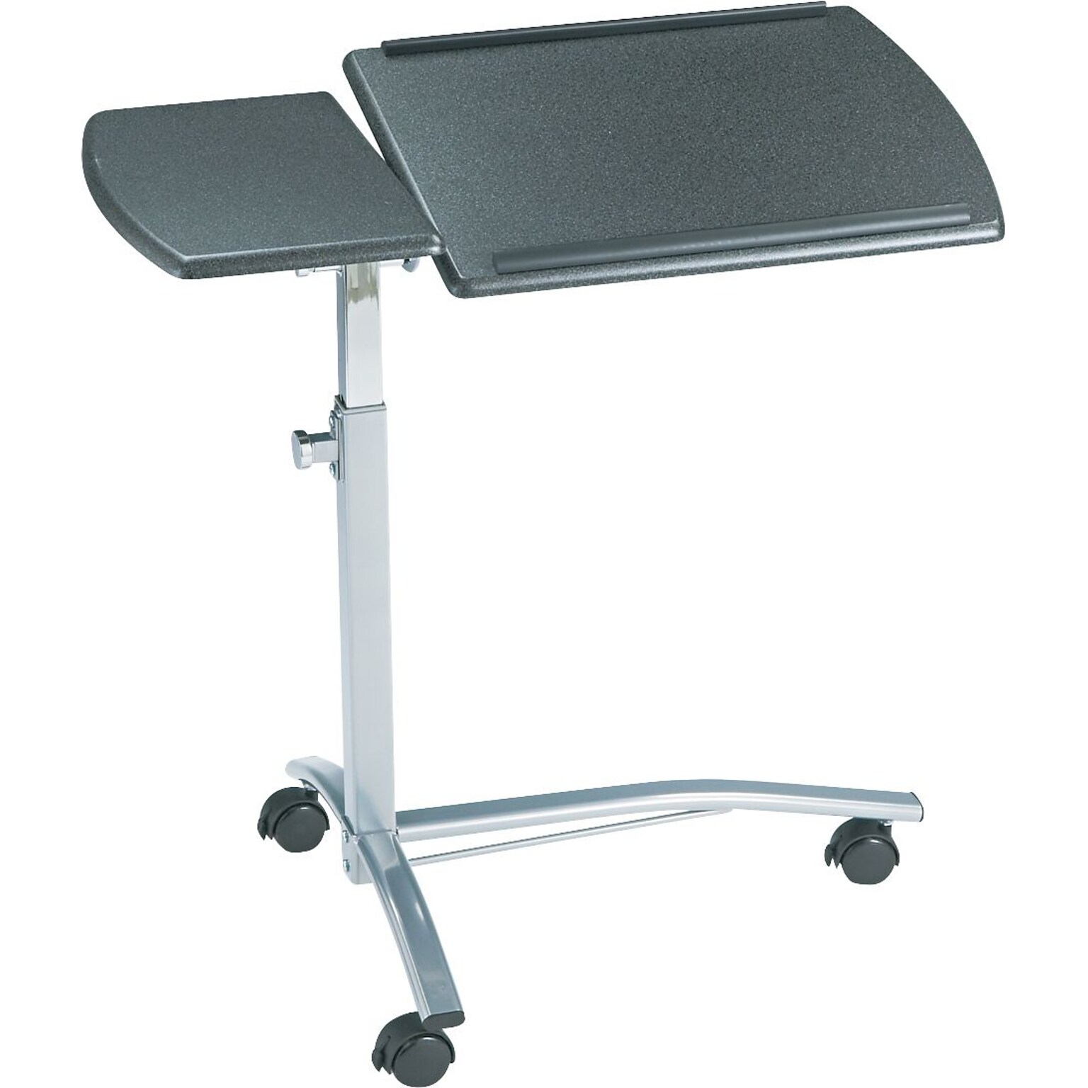 Safco Mobile Laptop/PC Caddy with Lockable Wheels, Charcoal Gray (MLN950ANT)