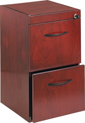 Safco Corsica Collection In Sierra Cherry; File/File Pedestal for Credenza