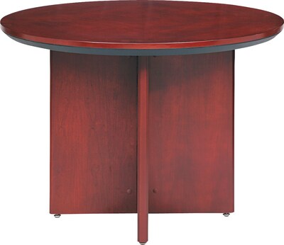 Safco Corsica Collection In Sierra Cherry, 42 Round Table