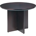 Safco® Corsica Collection In Mahogany, 42 Round Table
