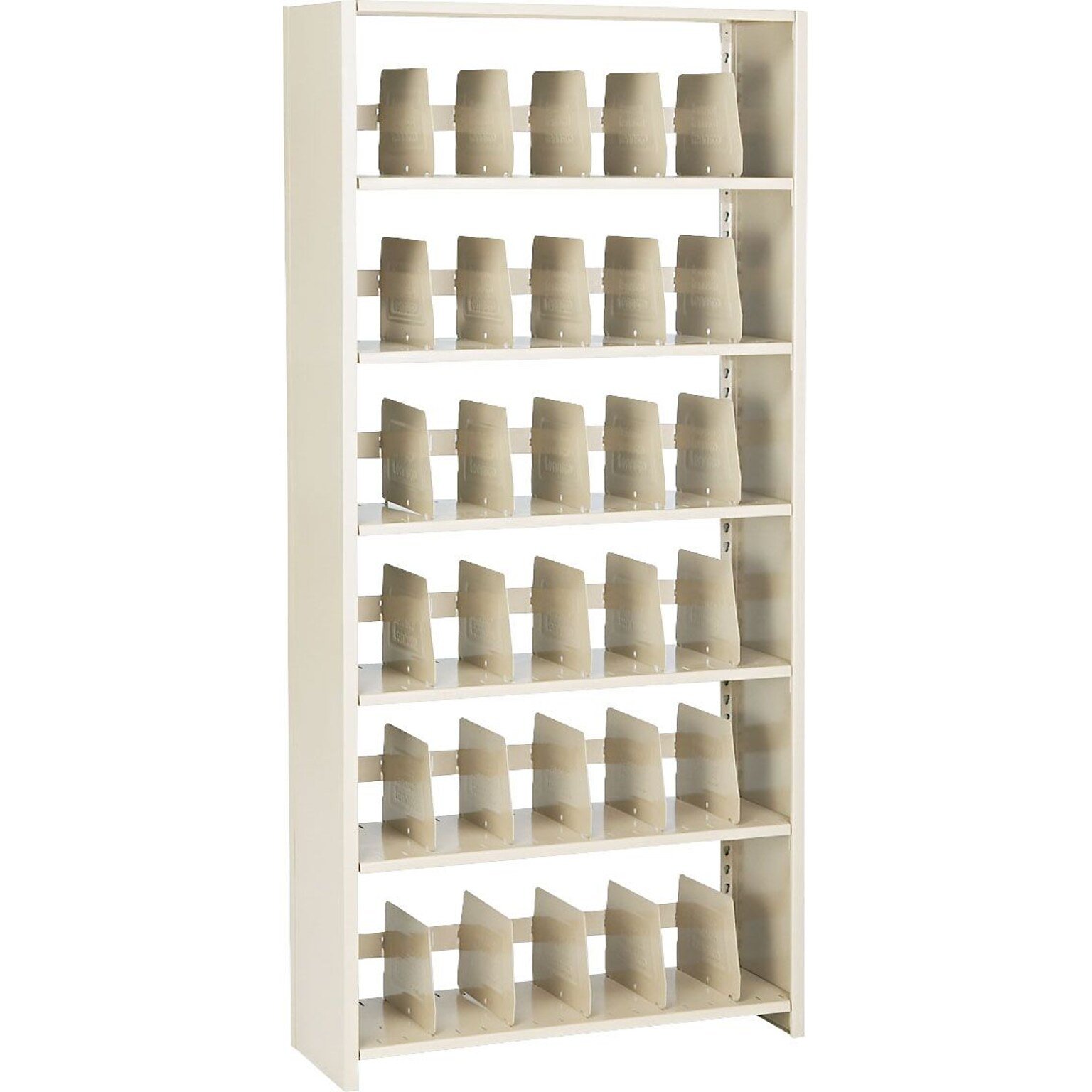 Tennsco Imperial Starter Unit 6-Shelf Cold-Rolled Steel Stand Alone, 36, Sand (1276PC-SND)