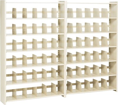 Tennsco® Snap-Together Shelving, 48x76, 6 Shelves, Closed Add-On Unit