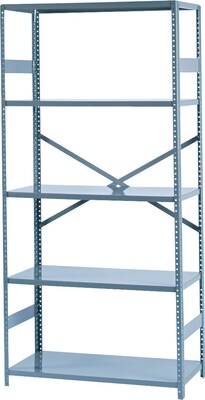 Tennsco® 75H Commercial Shelving, 5 Shelves, 36x18