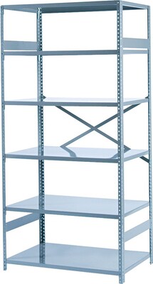 Tennsco® 75H Commercial Shelving, 6 Shelves, 36x24