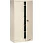 Tennsco® Standard Steel Storage Cabinet, Non-Assembled, 72Hx36Wx18D", Putty