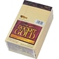 Docket® Gold Notepad, Canary, 20 lb, Rigid Back, 50 Sheets/Pad, 12 Pads/Pack, 5" x 8"
