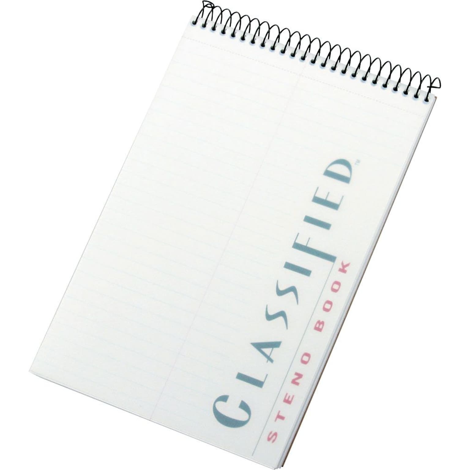 TOPS Docket Gold Steno Pad, 6 x 9, Gregg Ruled, White, 100 Sheets/Pad (99708)