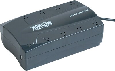 Tripp Lite UPS 750VA 450W Compact Battery Backup UPS, 12-Outlets, Black (INTERNET750U)
