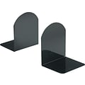 Universal Magnetic Bookends, 6, Metal, Black, Pair (54071)