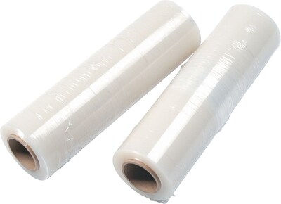 18 x 2000 60 Gauge Blown Stretch Wrap, Clear, 4/Carton (HR152180000)