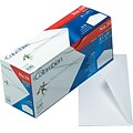 Columbian Gummed V-Flap Business #10 Envelopes, 4 1/8 x 9 1/2, White, 100/Bx (WEVCO196)