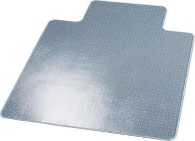Deflect-O® SuperMat Chairmats for Medium Weight Carpeting, 45x53 Overall, 25x12 Lip