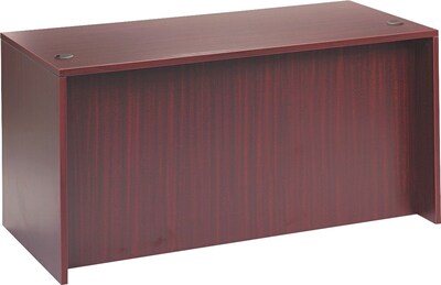 Alera™ Valencia Series Executive Suites in Mahogany, Straight Front Desk Shells, 60"W