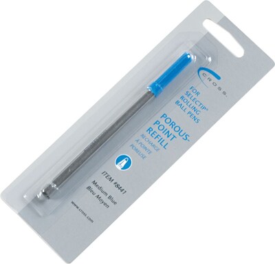 Cross® Refill For Selectip® Porous Point Pen, Medium, Blue (8441)