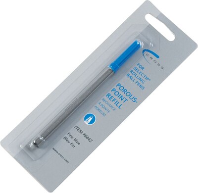 Cross Selectip Porous Point Refill, Fine Point, Blue Ink (8442)