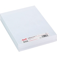 Pacon 10-1/2 x 8 Essay and Composition Loose Leaf Paper, 3/8 Ruled without Margin, White, 500 She