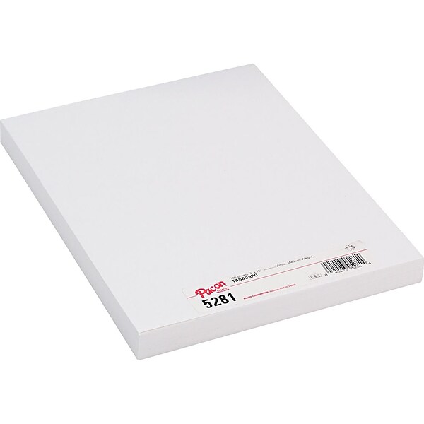 Pacon® 125-lb. Tagboard, 9x12, White